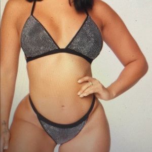 Fashion nova rhinestone bikini